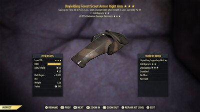 Unyielding Intel Rad F Scout RA