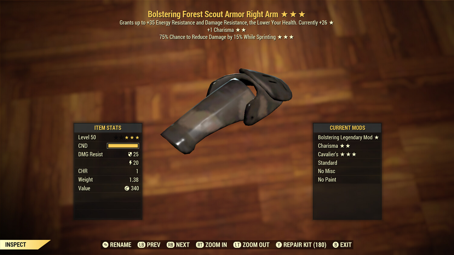 Bolstering 1C Cavalier F Scout RA