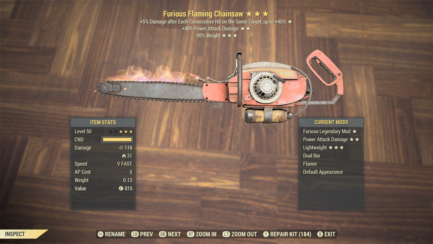 Furious PA/90 Chainsaw