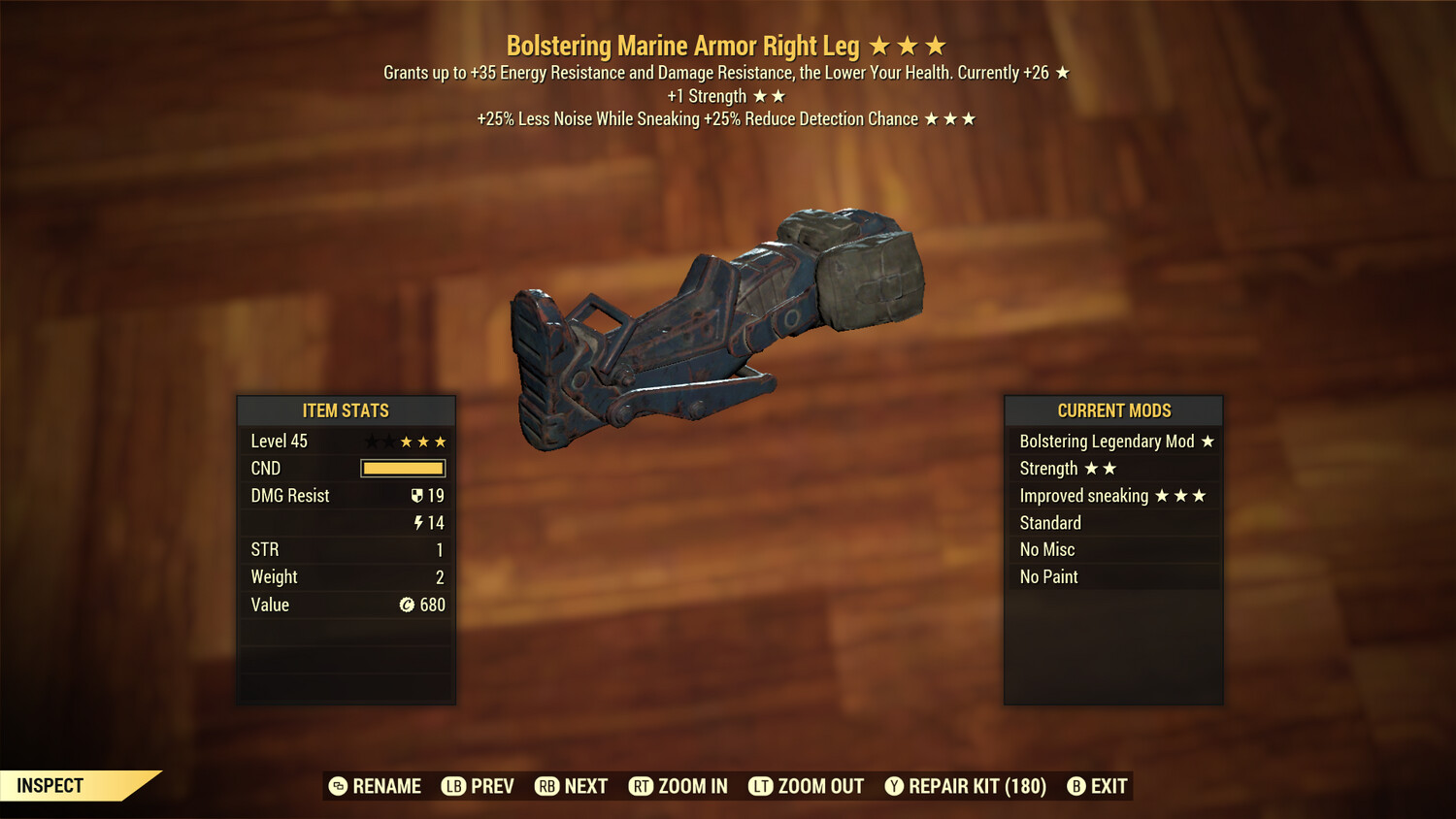 Bolstering 1S HTD Marine RL