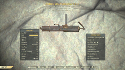 Aristocrat 25/Durability Gatling Gun