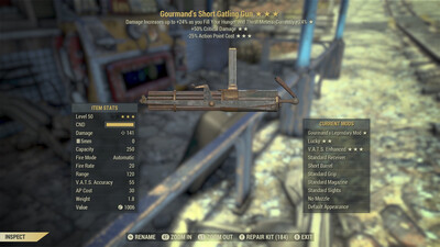 Gourmand 50/25 Gatling Gun