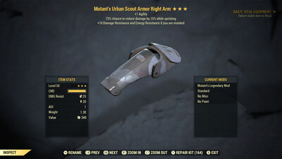 Mutant 1A Cavalier U Scout RA