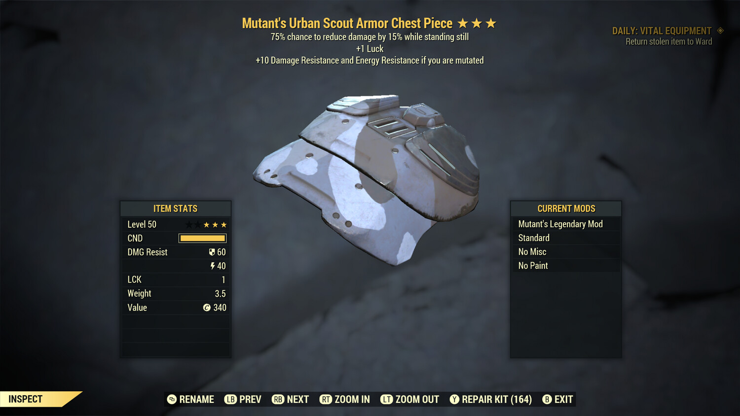 Mutants 1L Sentinel U Scout Torso