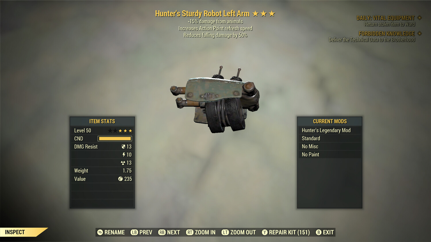 Hunters AP Fall Robot LA