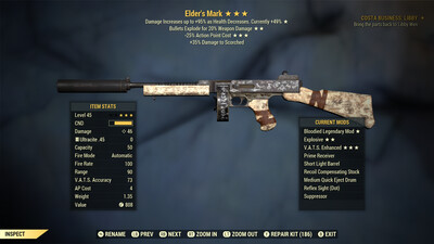Bloodied Explosive 25 Elders Mark