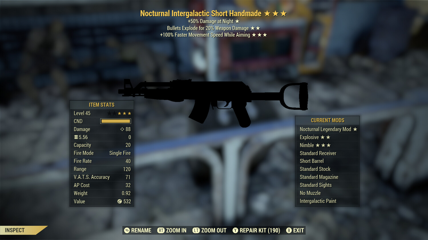 Nocturnal Explosive FMSWA Handmade