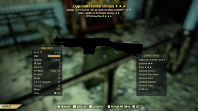 Juggernaut Explosive 15r Combat Shotgun