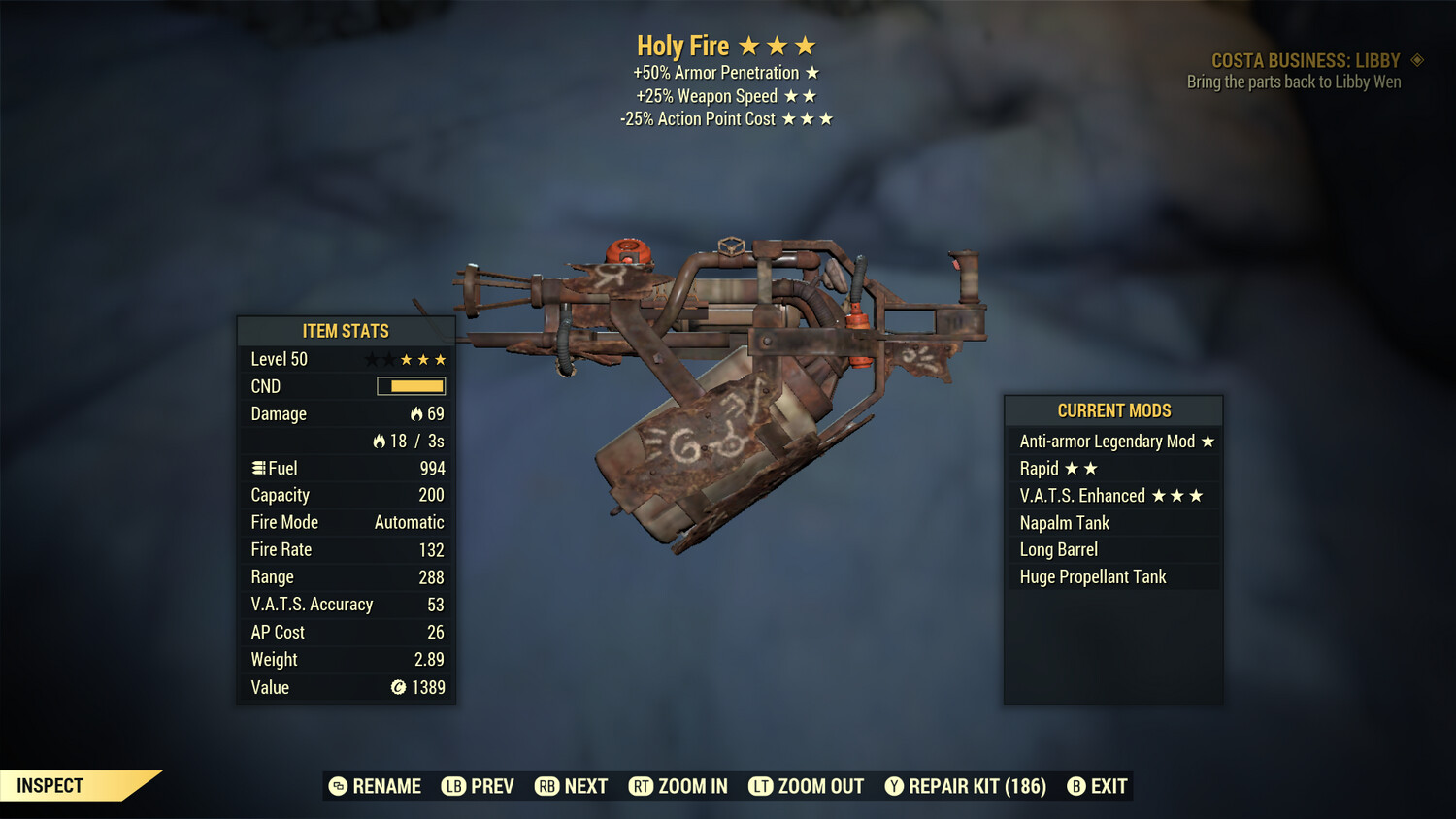 Anti Armor 25/25 Holy Fire