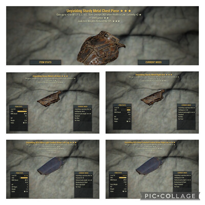 Unyielding 4 Intel 1AP JWR Metal/Combat Set
