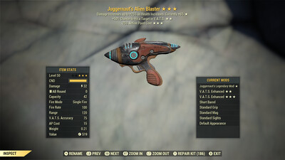 Juggernaut 50hc/25 Alien Blaster