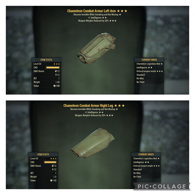 Chameleon 1 Intel WWR Combat 2/5 Set