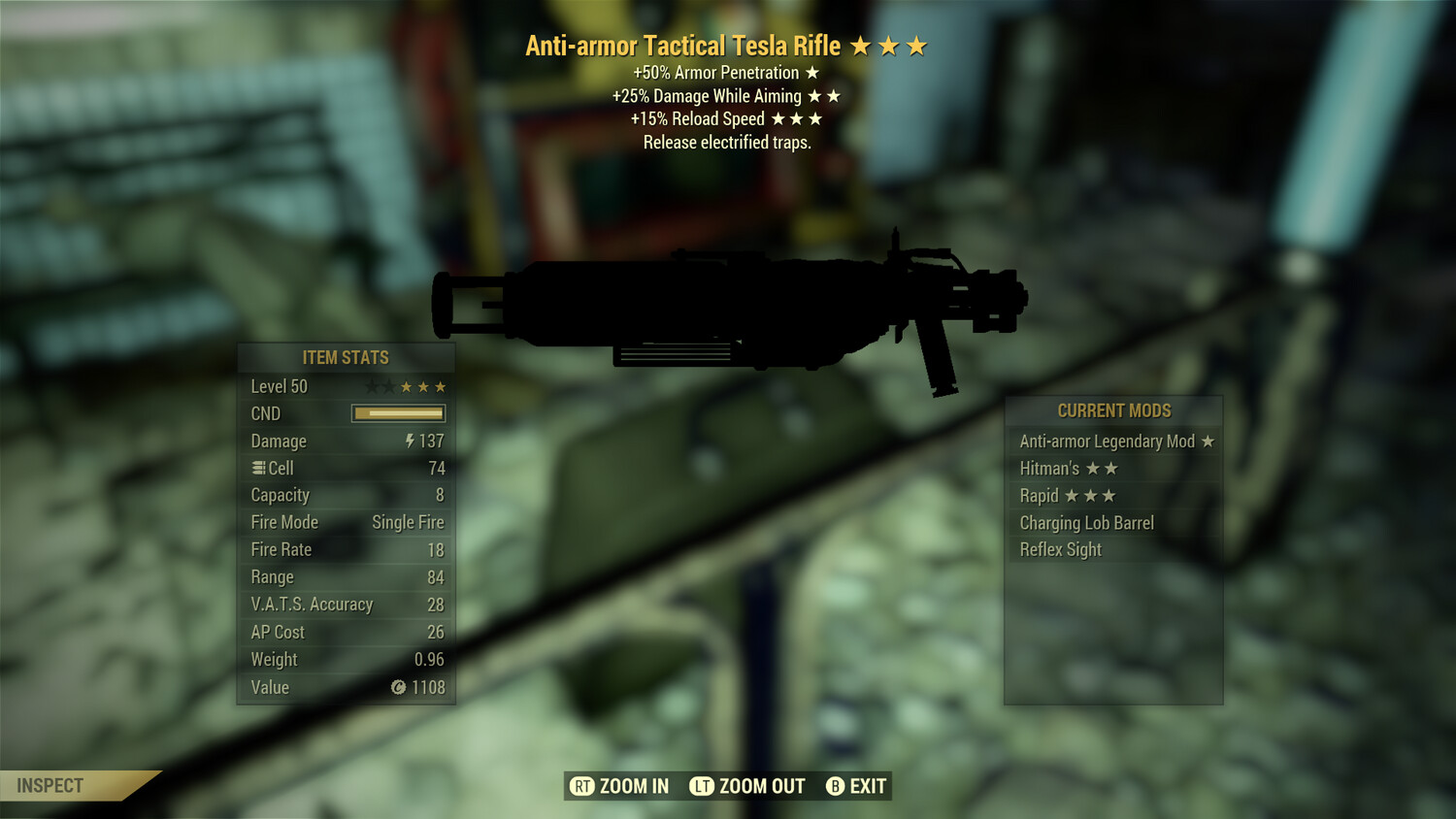 Anti Armor 25A/15r Tesla Lobber