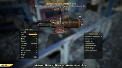 Gourmand 25A/15r Pepper Shaker