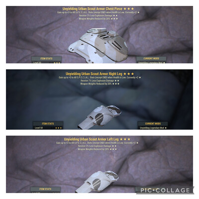 Unyielding Explosive WWR Urban Scout 3/5 Set