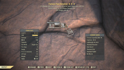 Furious Explosive 90 Pipe Revolver