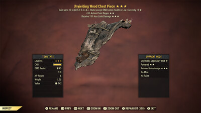 Unyielding AP LD Wood Torso
