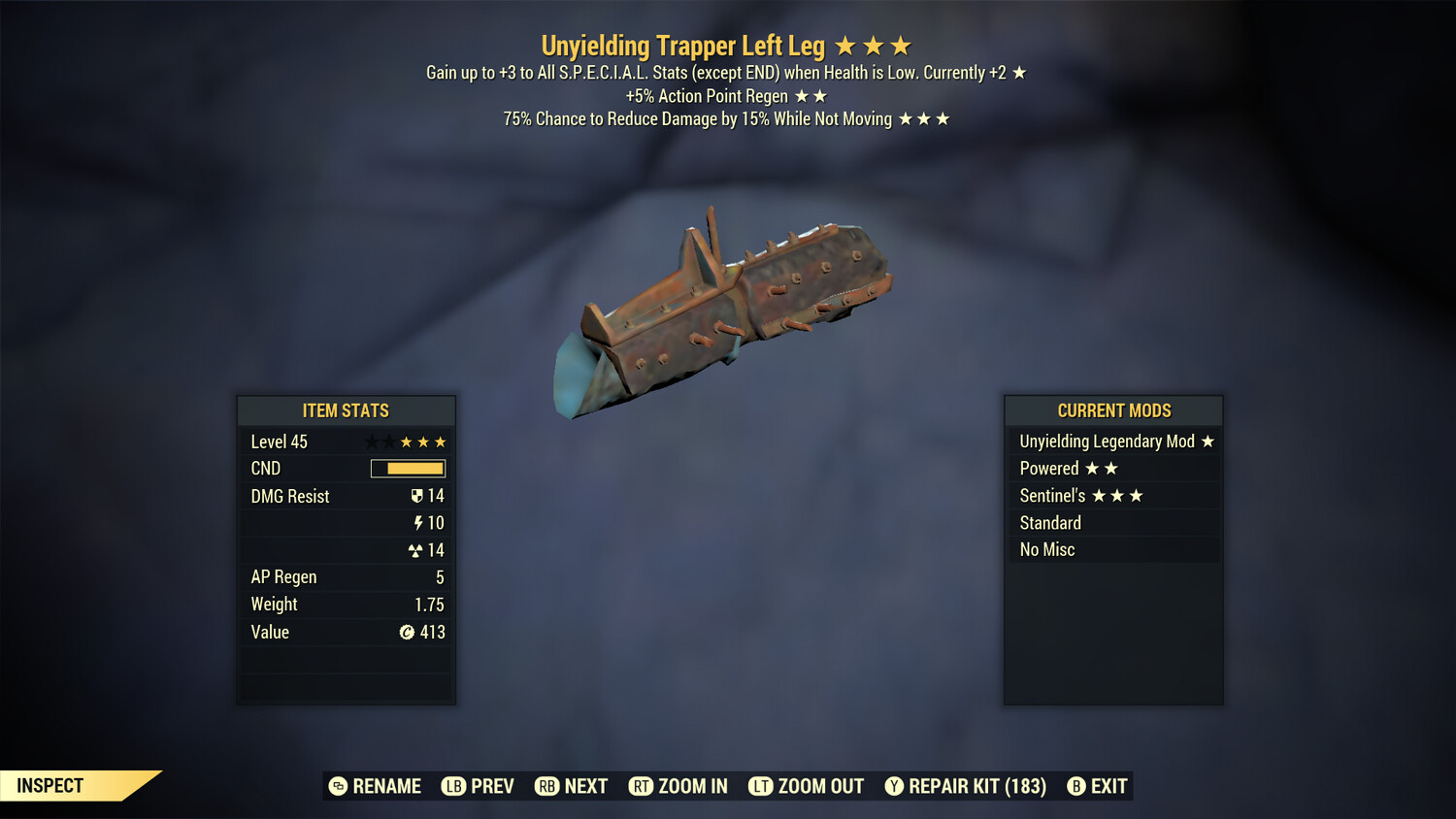 Unyielding AP Sentinel Trapper LL