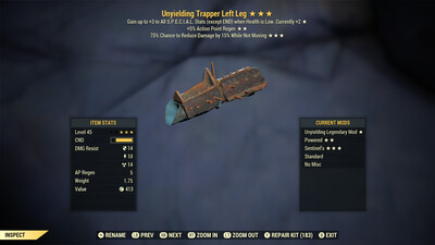 Unyielding AP Sentinel Trapper LL