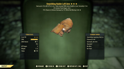 Unyielding AP Sentinel Raider LA