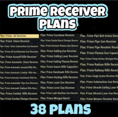 Prime Receiver Mods Plans Set (38)