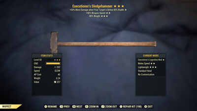 Executioners SS/90 Sledgehammer