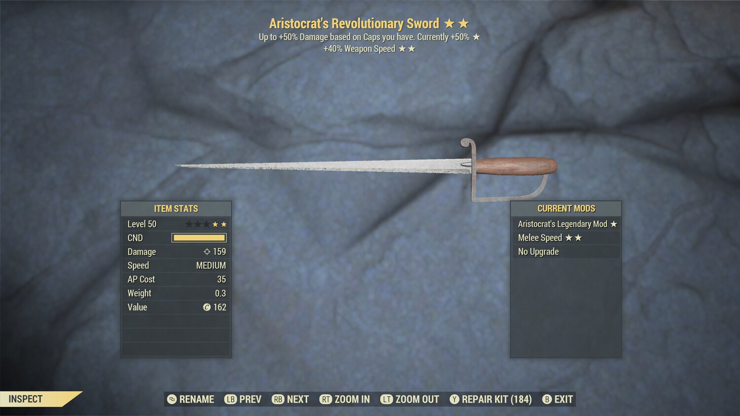 Aristocrat SS Revolutionary Sword