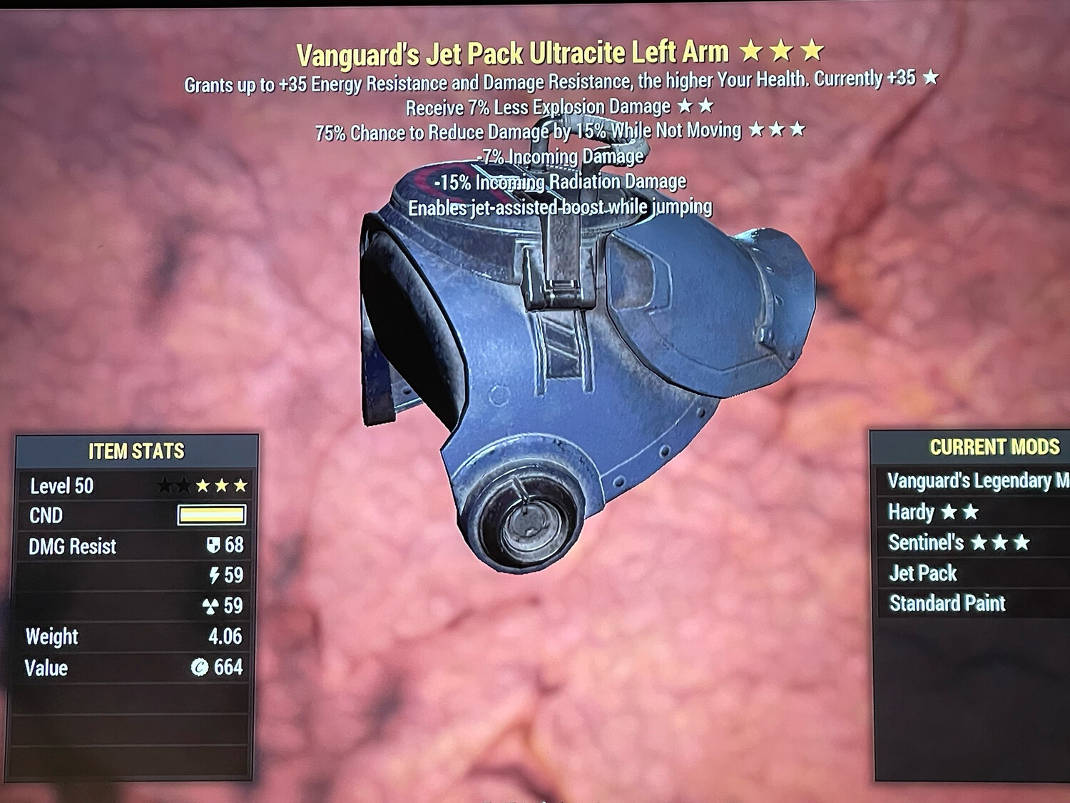 Vanguard Explosive Sentinel Legacy Jetpack Ultracite LA