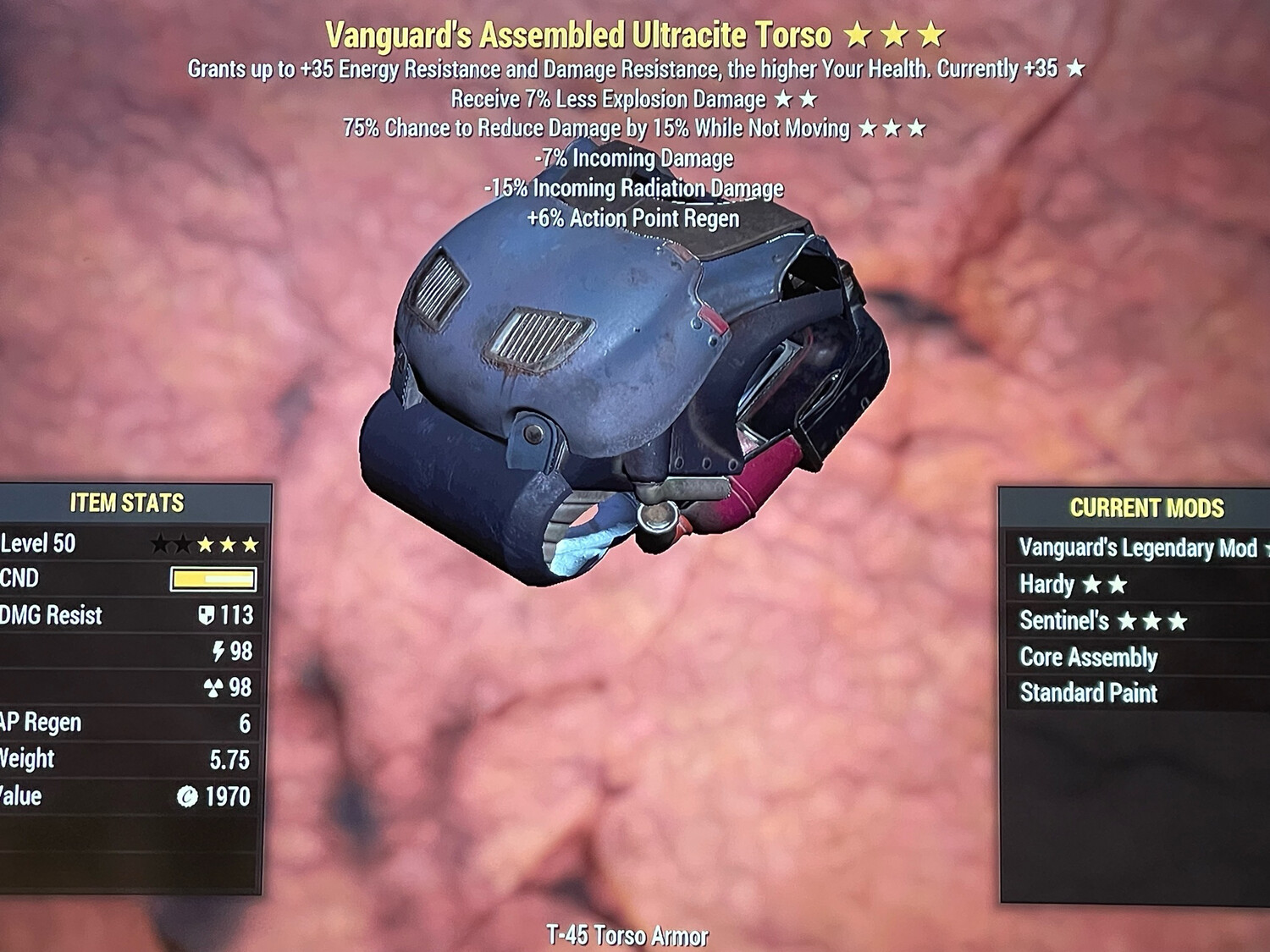 Vanguard Explosive Sentinel Ultracite Torso