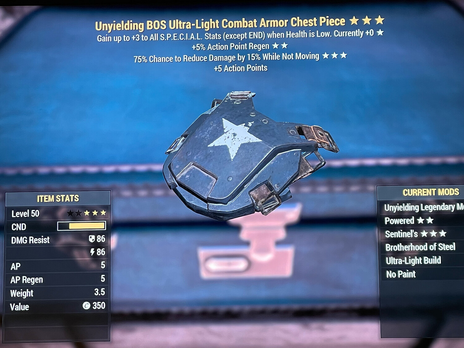Unyielding AP Sentinel Combat Chest