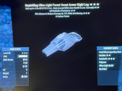 Unyielding RR Sentinel F Scout RL