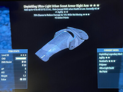 Unyielding 1A Sentinel U Scout RA