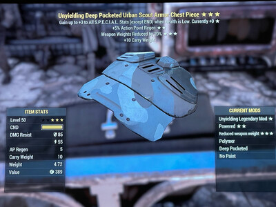 Unyielding AP WWR U Scout Chest