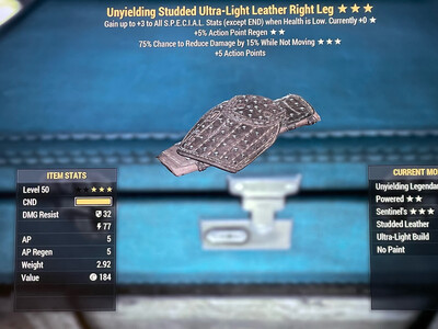 Unyielding AP Sentinel Leather RL