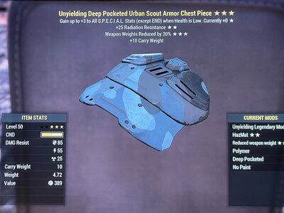 Unyielding RR WWR U Scout Chest