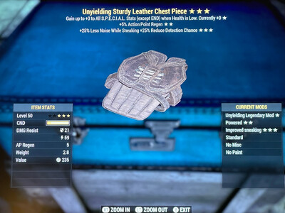 Unyielding AP HTD S. Leather Chest