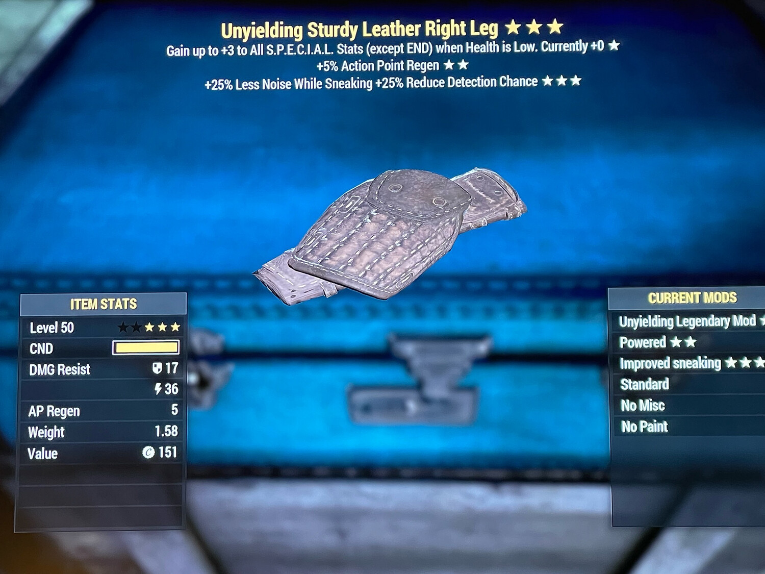 Unyielding AP HTD S. Leather RL
