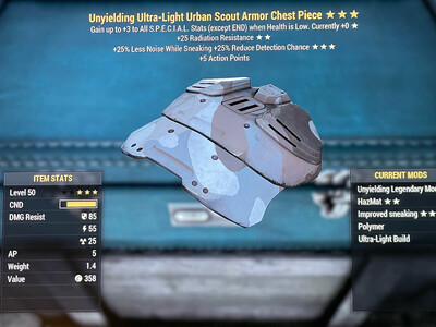 Unyielding RR HTD U Scout Chest