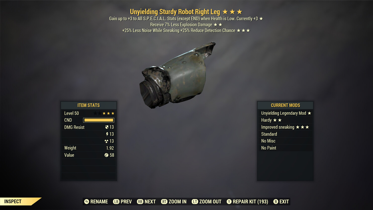 Unyielding Explosive HTD Robot RL