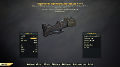 Vanguard 1E Sentinel Marine RL