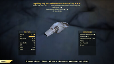 Unyielding 1P WWR U Scout LL