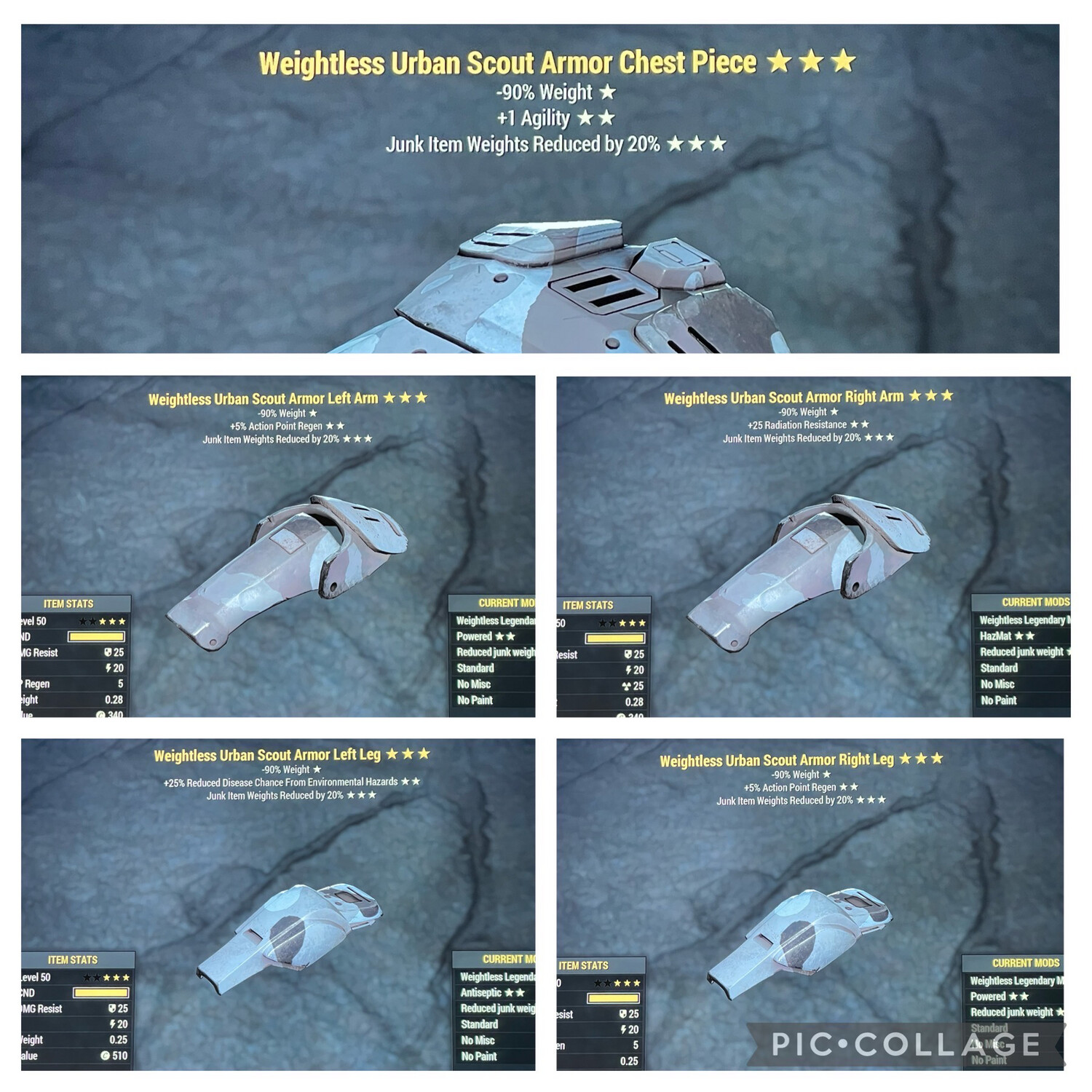 Weightless JWR U Scout Set