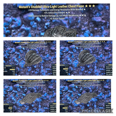Mutants 2AP/ 3PR Sentinel Leather Set