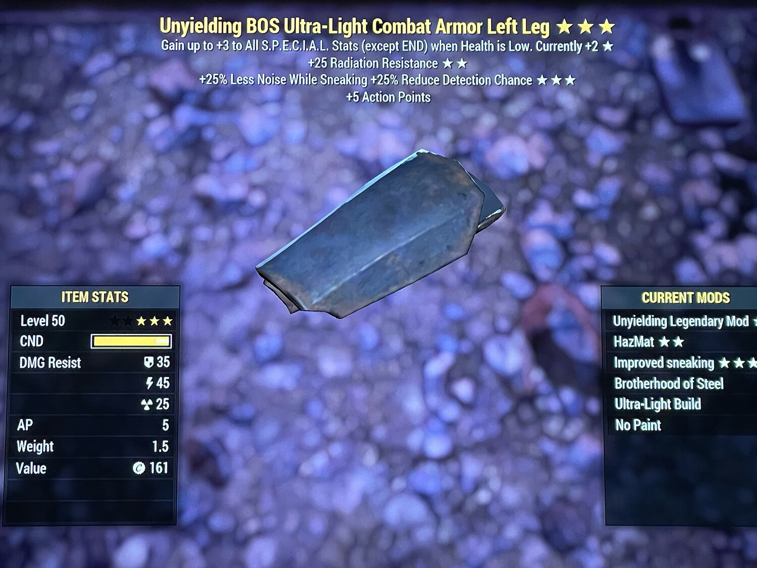 Unyielding RR HTD Combat LL