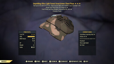 Unyielding Hunger FDC F Scout Chest