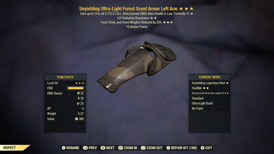 Unyielding RR FDC F Scout LA