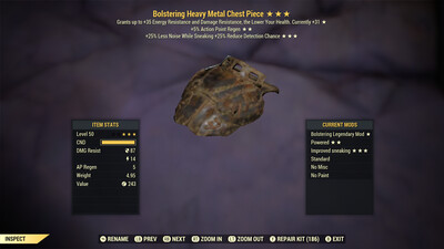 Bolstering AP HTD Metal Chest