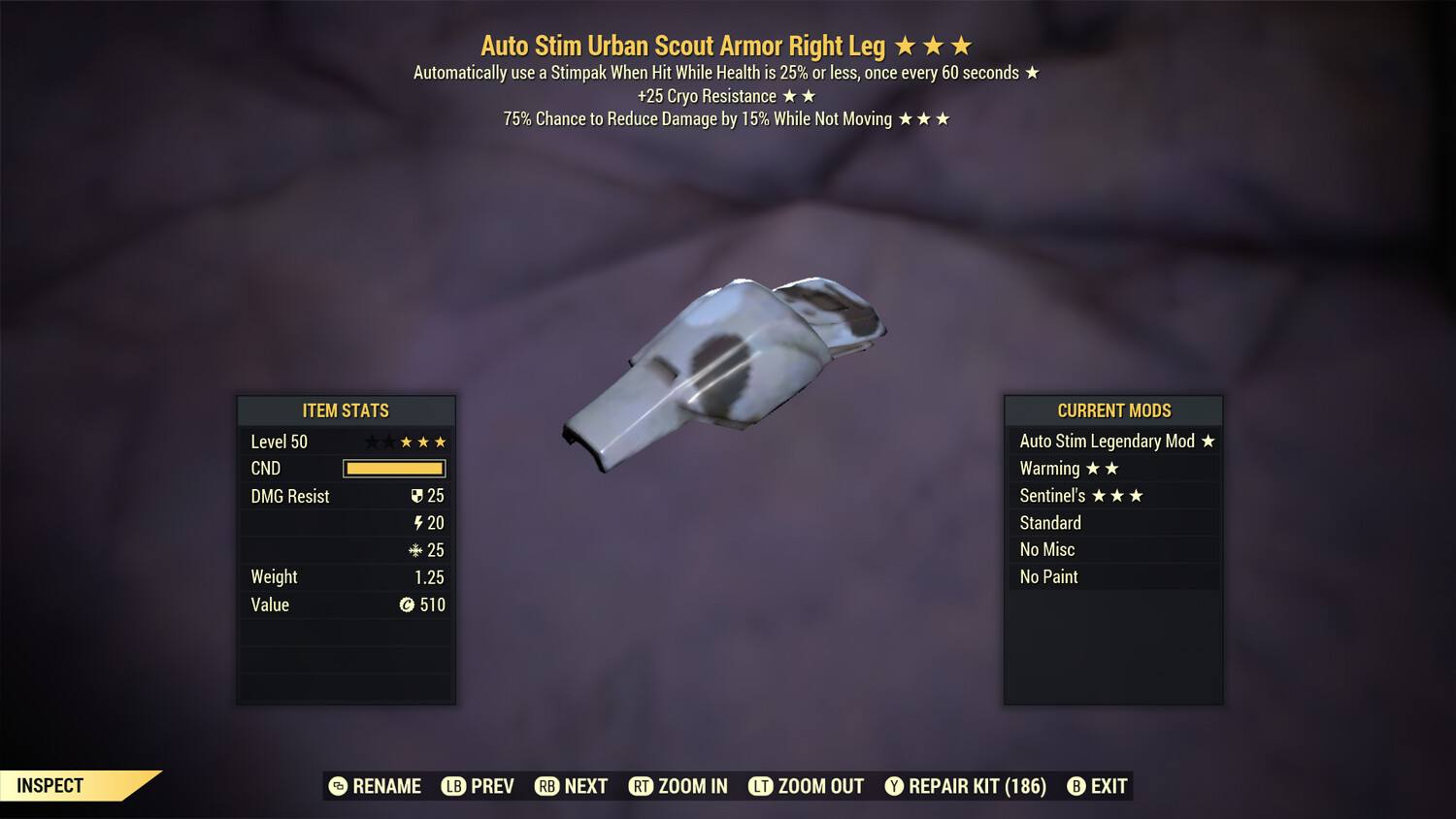 Auto Stim Cryo Sentinel U Scout RL