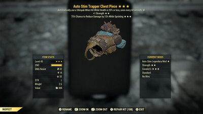 Auto Stim 1S Cavalier Trapper Chest