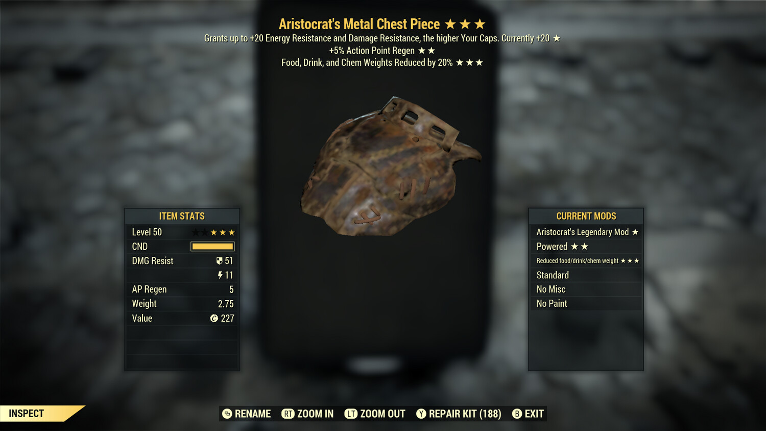Aristocrat AP FDC Metal Chest